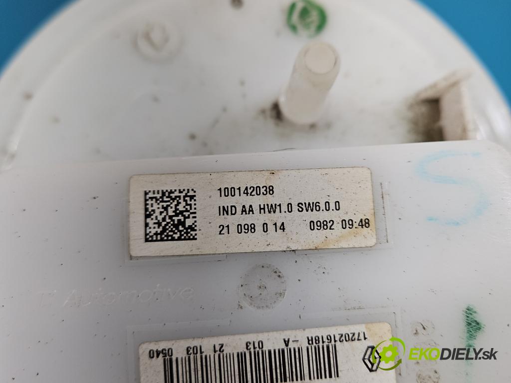 Renault Clio V 2019- 1.0 91 KM automatic 67 kW 999 cm3 5- čerpadlo palivo 172021618R