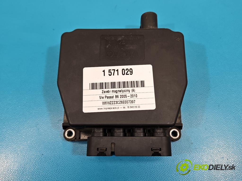 Vw Passat B6 2005-2010 1.9 tdi 105 hp manual 77 kW 1896 cm3 4- ventil magnetický: 3C0906625 (Ventil ostatní)