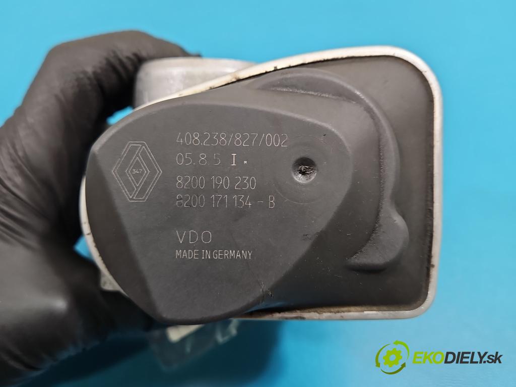 Renault Modus 1.6 16V 88 HP manual 65 kW 1598 cm3 5- klapka 8200190230 (Škrtiaca klapka)