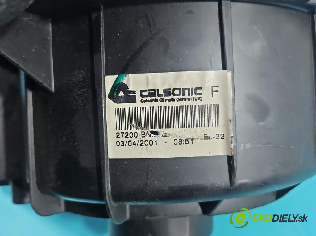 Nissan Almera N16 2000-2006 1.5 16V 90 HP manual 66 kW 1498 cm3 3- ventilátor vzduchu 27200BN