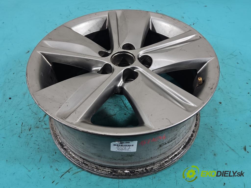 Toyota Verso 2009-2018 1.8 16V 147 HP manual 108 kW 1798 cm3 5- Disk hliník 17