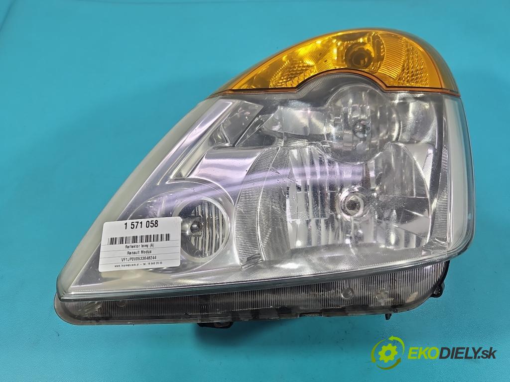 Renault Modus 1.6 16V 88 HP manual 65 kW 1598 cm3 5- Reflektor: ľavý 8200301829 (Kľučka dverí ostatné)