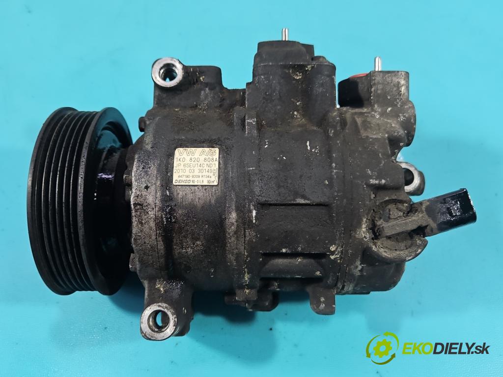 Vw Scirocco II 2008-2017 1.4 TSI 160 HP manual 118 kW 1390 cm3 3- Kompresor: klimatizácie 1K0820808A (Kompresor klimatizácie)