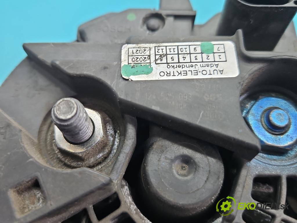 Vw Scirocco II 2008-2017 1.4 TSI 160 HP manual 118 kW 1390 cm3 3- Alternator 0124525093 (Alternátor)