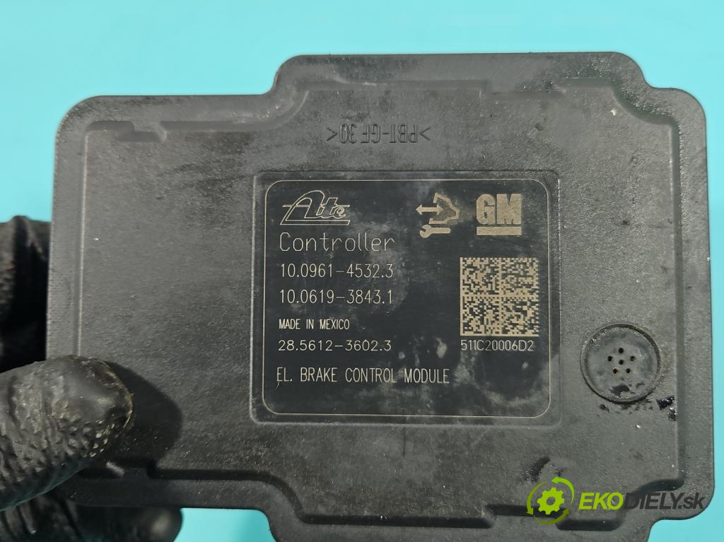 Opel Astra IV 2009-2015 1.7 cdti 125 hp manual 92 kW 1686 cm3 5- čerpadlo abs 13379599 (Pumpa ABS)