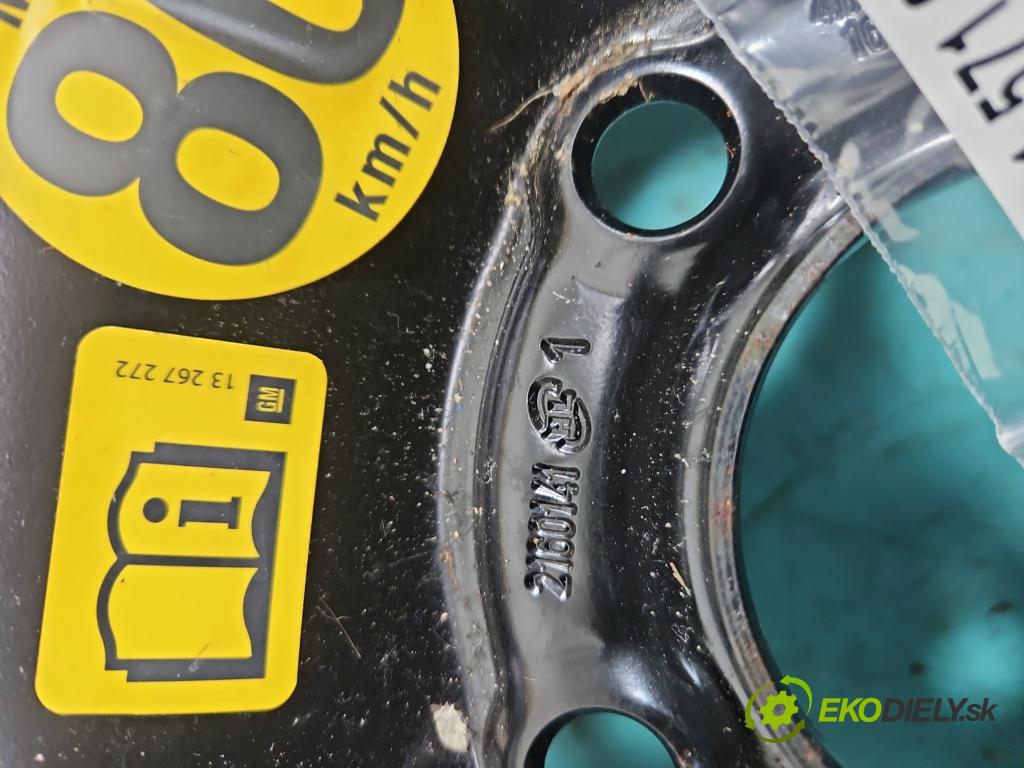 Opel Astra IV 2009-2015 1.7 cdti 125 hp manual 92 kW 1686 cm3 5- kolo náhradní 16" 13267272