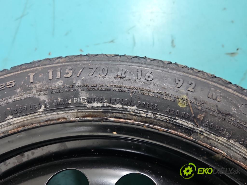 Opel Astra IV 2009-2015 1.7 cdti 125 hp manual 92 kW 1686 cm3 5- kolo náhradní 16" 13267272