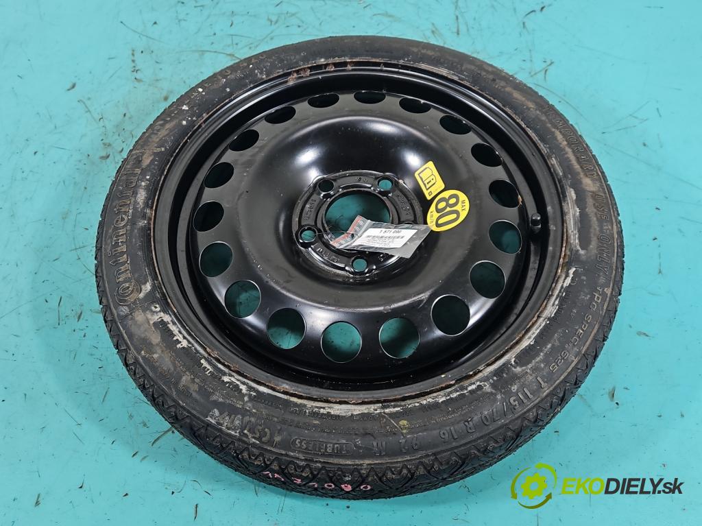 Opel Astra IV 2009-2015 1.7 cdti 125 HP manual 92 kW 1686 cm3 5- koleso rezervne 16