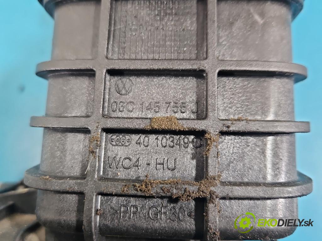 Vw Scirocco II 2008-2017 1.4 TSI 160 HP manual 118 kW 1390 cm3 3- turbodúchadlo, turbo 03C145755J (Turbodúchadlo (kompletné))