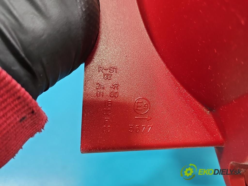 Citroen Berlingo II 2008-2018 1.6 hdi 90 hp manual 66 kW 1560 cm3 5- světlo zadní pravé 9680607880 (Klika dveří ostatní)