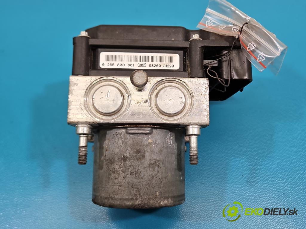 Citroen Berlingo II 2008-2018 1.6 hdi 90 hp manual 66 kW 1560 cm3 5- čerpadlo abs 0265800861 (Pumpa ABS)