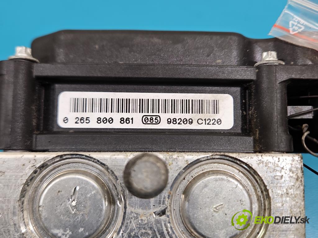 Citroen Berlingo II 2008-2018 1.6 hdi 90 hp manual 66 kW 1560 cm3 5- čerpadlo abs 0265800861 (Pumpa ABS)
