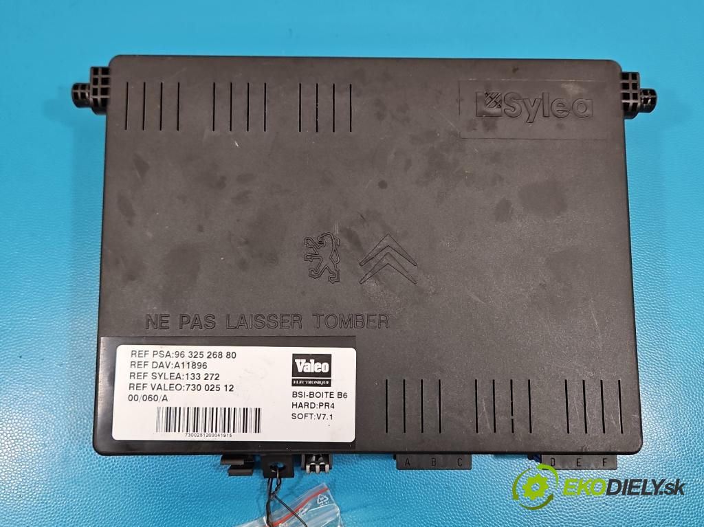 Citroen Xsara Picasso 1.8 16V 116 hp manual 85 kW 1749 cm3 5- řídící jednotka 9632526880