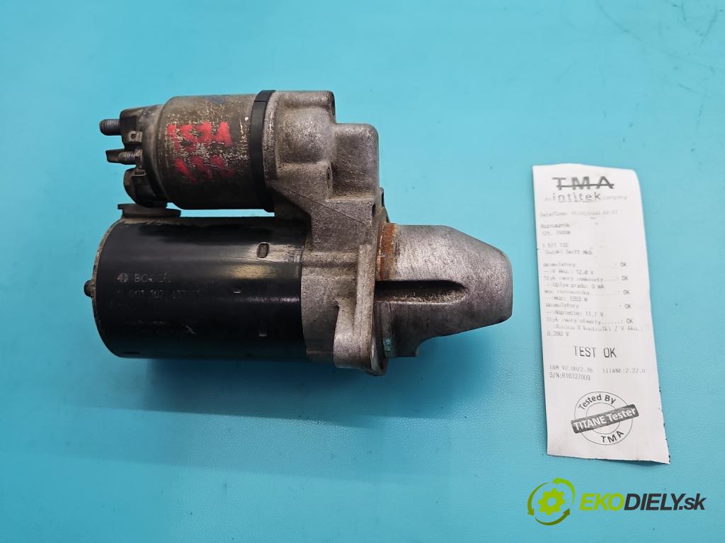 Suzuki Swift Mk6 2005-2010 1.3 DDiS 69KM manual 51 kW 1248 cm3 5- štartér 0001107437 (Štartér)