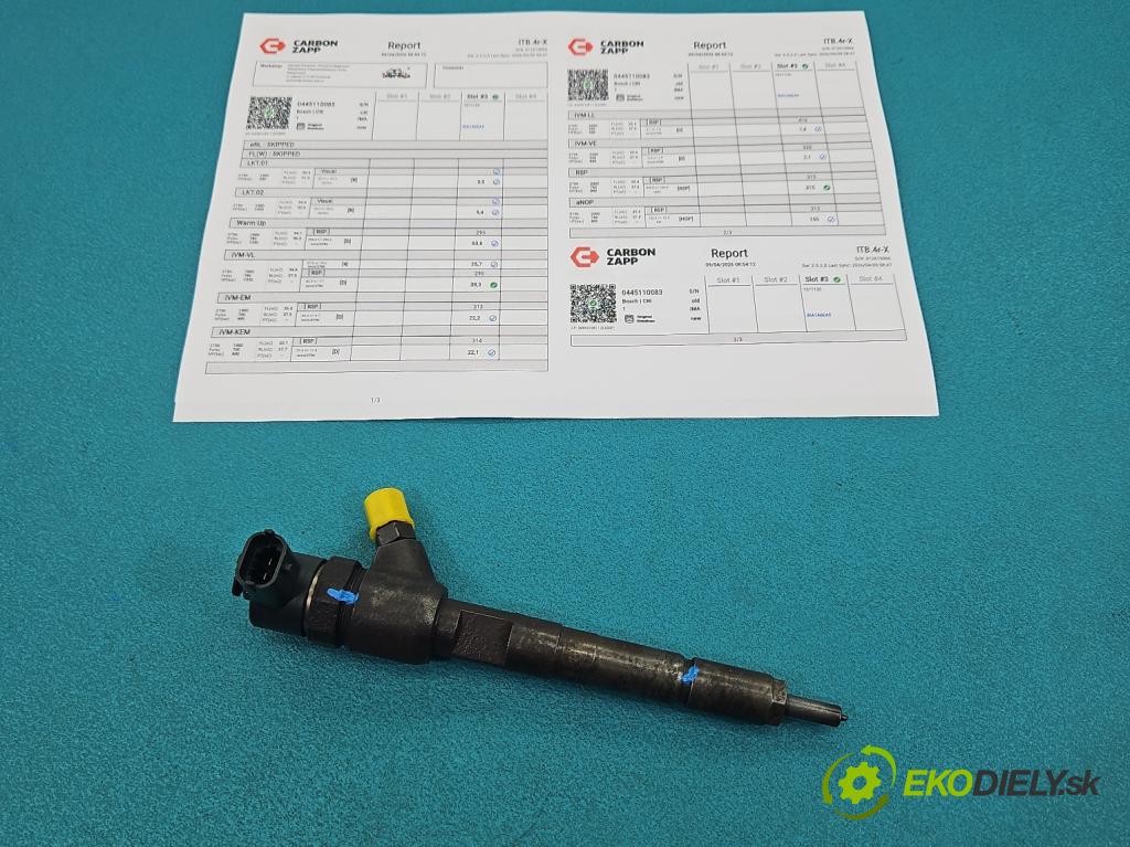 Suzuki Swift Mk6 2005-2010 1.3 DDiS 69KM manual 51 kW 1248 cm3 5- vstrek 0445110083 (Vstrekovač paliva)