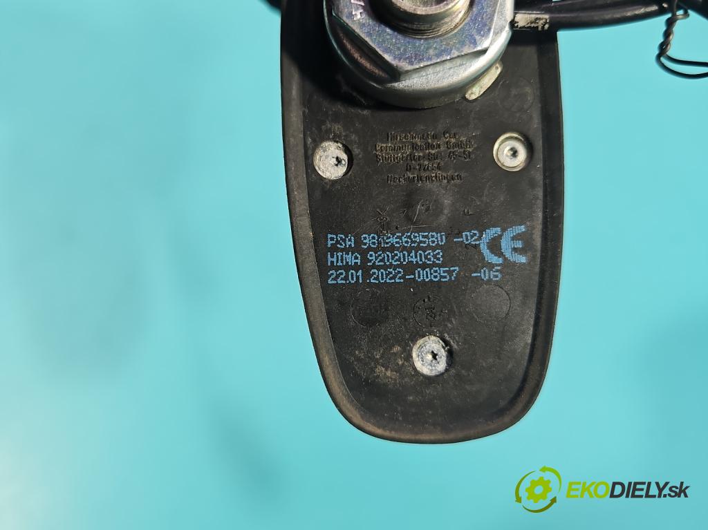 Citroen C3 III 2016-2024 1.2 12V 110 HP manual 81 kW 1199 cm3 5- Antena 9819669580