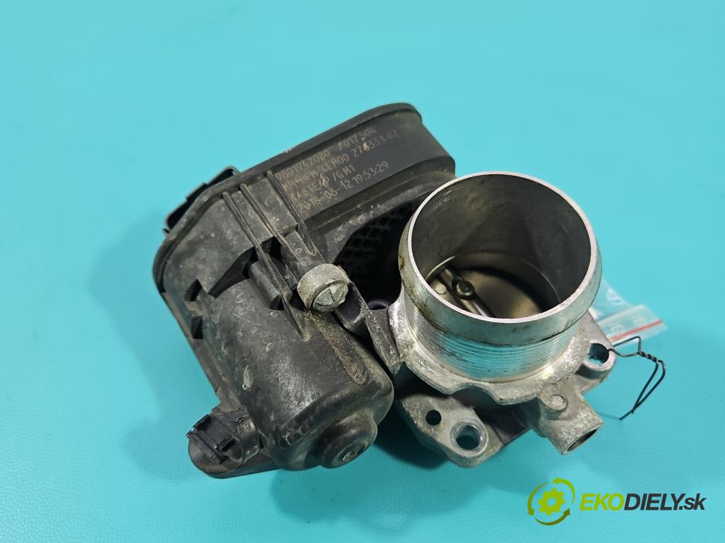 Citroen C3 III 2016-2024 1.2 12V 110 HP manual 81 kW 1199 cm3 5- klapka 9801942080 (Škrtiaca klapka)