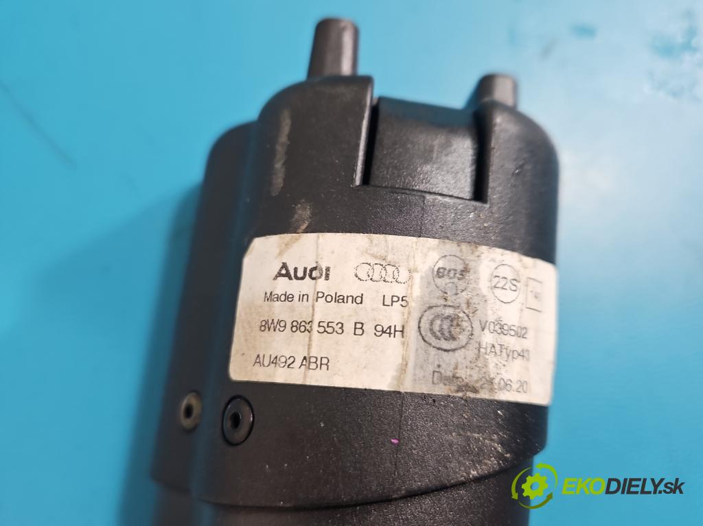 Audi A4 B9 2015-2024 2.0 TDI 190 hp automatic 140 kW 1968 cm3 5- roleta 8W9863553B (Roleta zavazadlového prostoru)