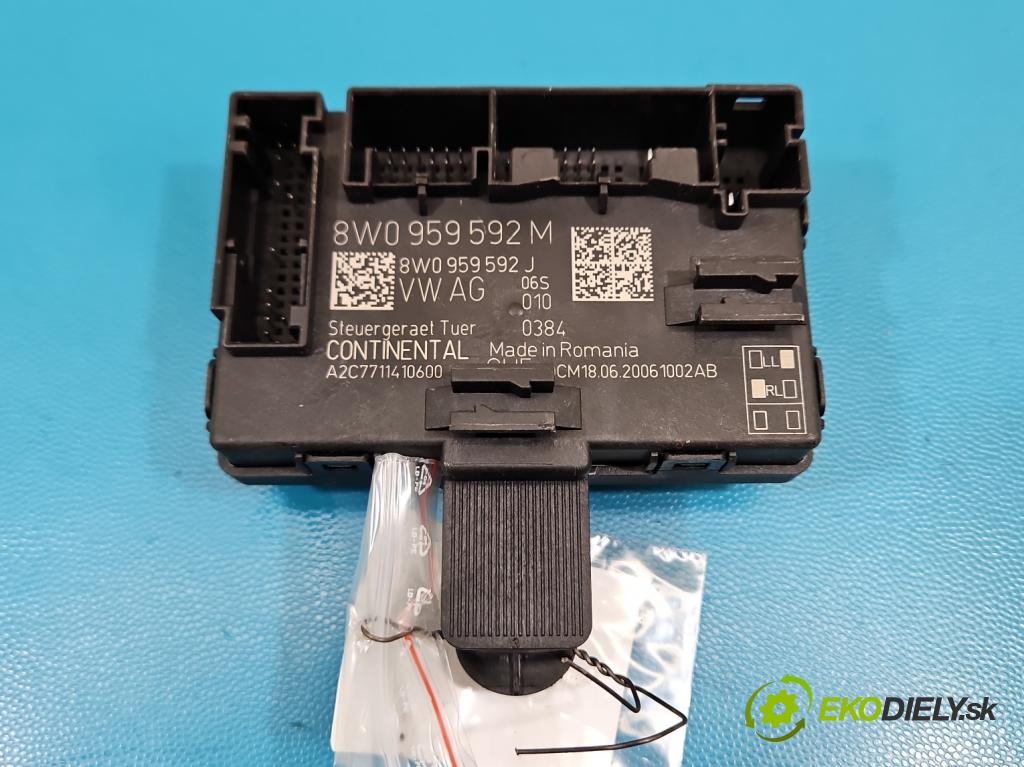 Audi A4 B9 2015-2024 2.0 TDI 190 hp automatic 140 kW 1968 cm3 5- řídící jednotka 8W0959592M