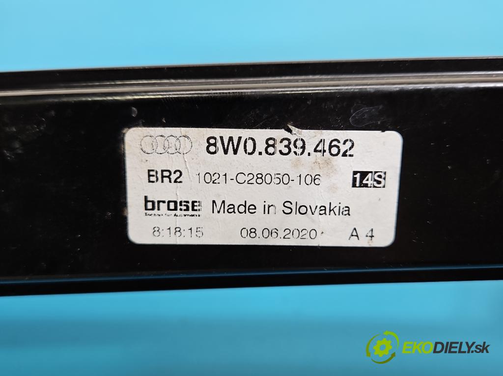 Audi A4 B9 2015-2024 2.0 TDI 190 HP automatic 140 kW 1968 cm3 5- mechanizmus okna zadné pravý 0130822668