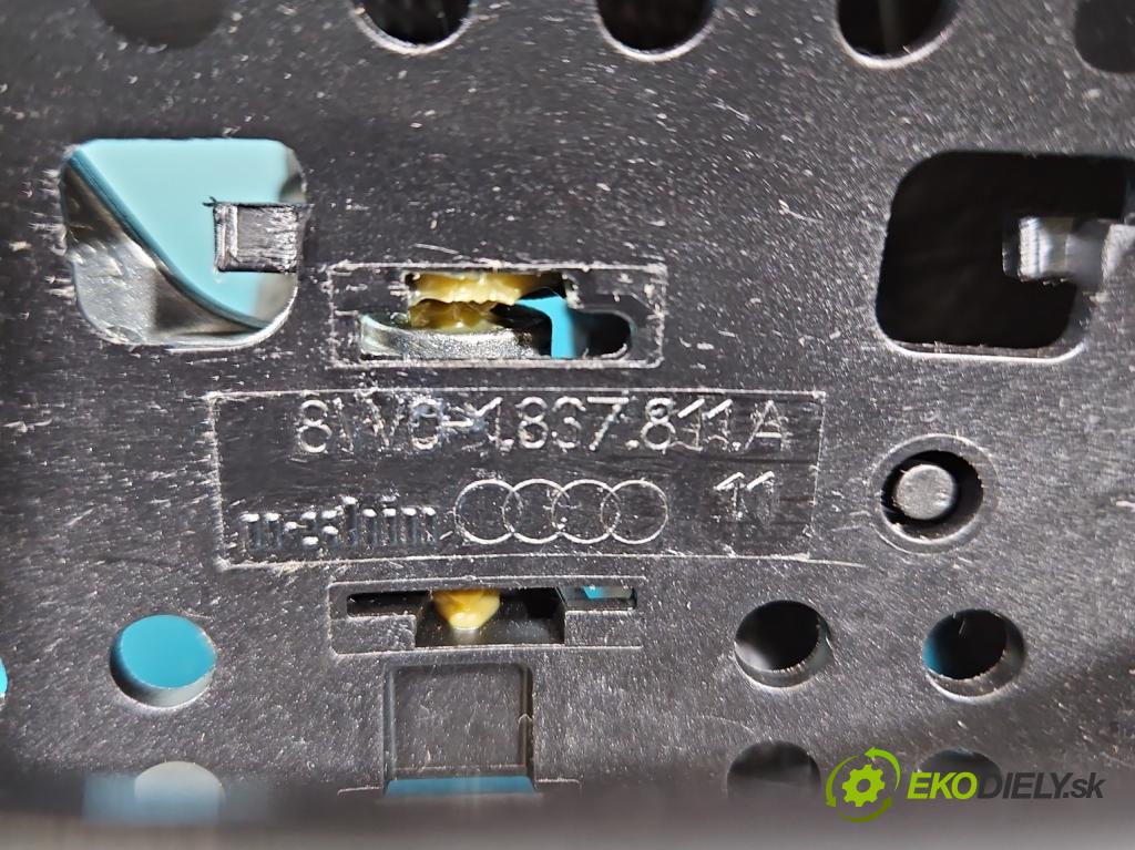 Audi A4 B9 2015-2024 2.0 TDI 190 HP automatic 140 kW 1968 cm3 5- rukoväť predné ľavé mimo: 8W01837811A (Kľučka dverí vonkajšia predná ľavá)