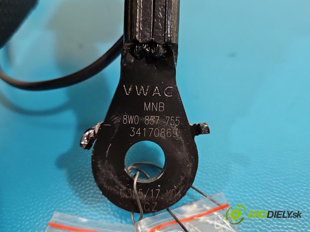 Audi A4 B9 2015-2024 2.0 TDI 190 HP automatic 140 kW 1968 cm3 5- pas bezpečnosť: predné ľavý 8W0857755