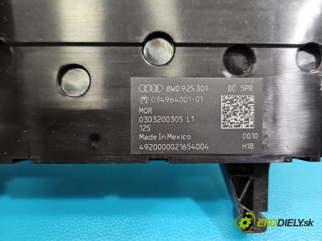 Audi A4 B9 2015-2024 2.0 TDI 190 HP automatic 140 kW 1968 cm3 5- prepínač ostatné 8W0925301