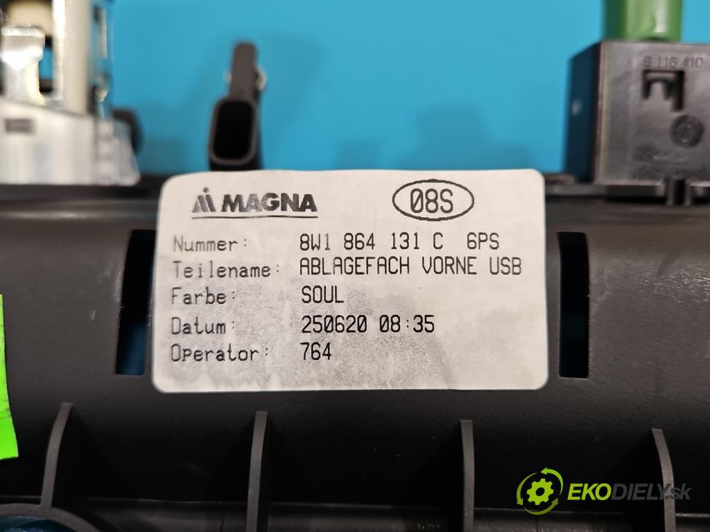 Audi A4 B9 2015-2024 2.0 TDI 190 HP automatic 140 kW 1968 cm3 5- zásuvka USB 8W1864131C