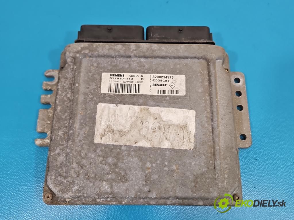 Renault Scenic I 1996-2003 1.8 16V 116 HP manual 85 kW 1783 cm3 5- riadiaca jednotka motora 8200214973