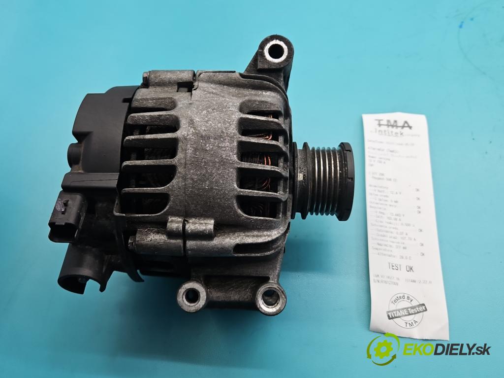 Peugeot 508 II 2018- 1.6 16V 181KM automatic 133 kW 1598 cm3 5- Alternator 9831731780 (Alternátor)