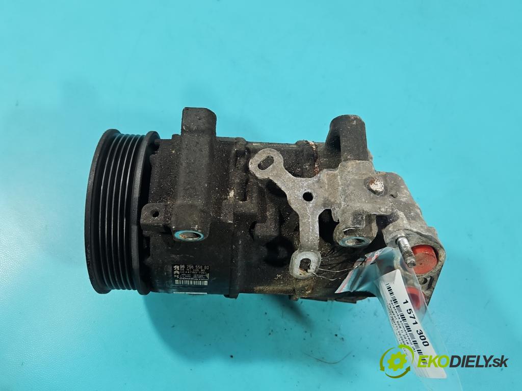 Peugeot 508 II 2018- 1.6 16V 181KM automatic 133 kW 1598 cm3 5- Kompresor: klimatizácie 9675655880 (Kompresor klimatizácie)