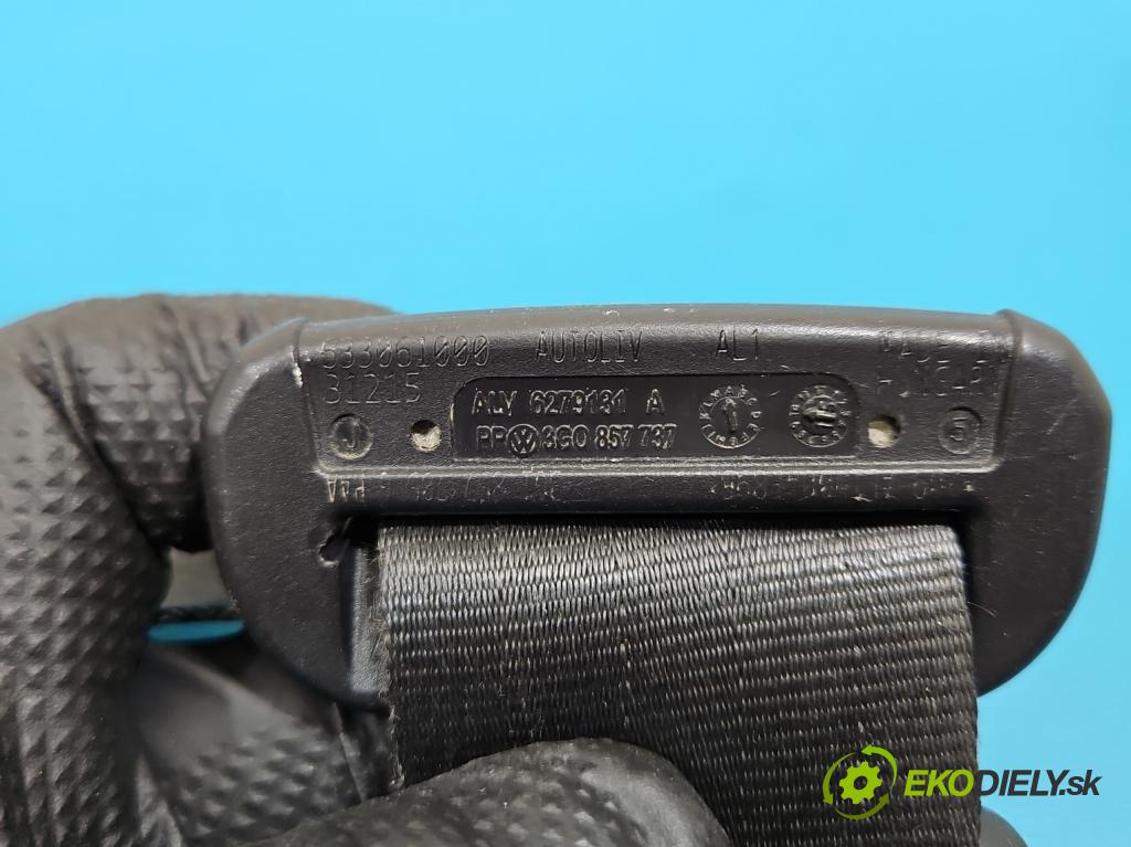 Vw Passat B8 2014 - 2.0 tdi 150 hp automatic 110 kW 1968 cm3 5- stěna bezpečnost přední pravý 631627100C