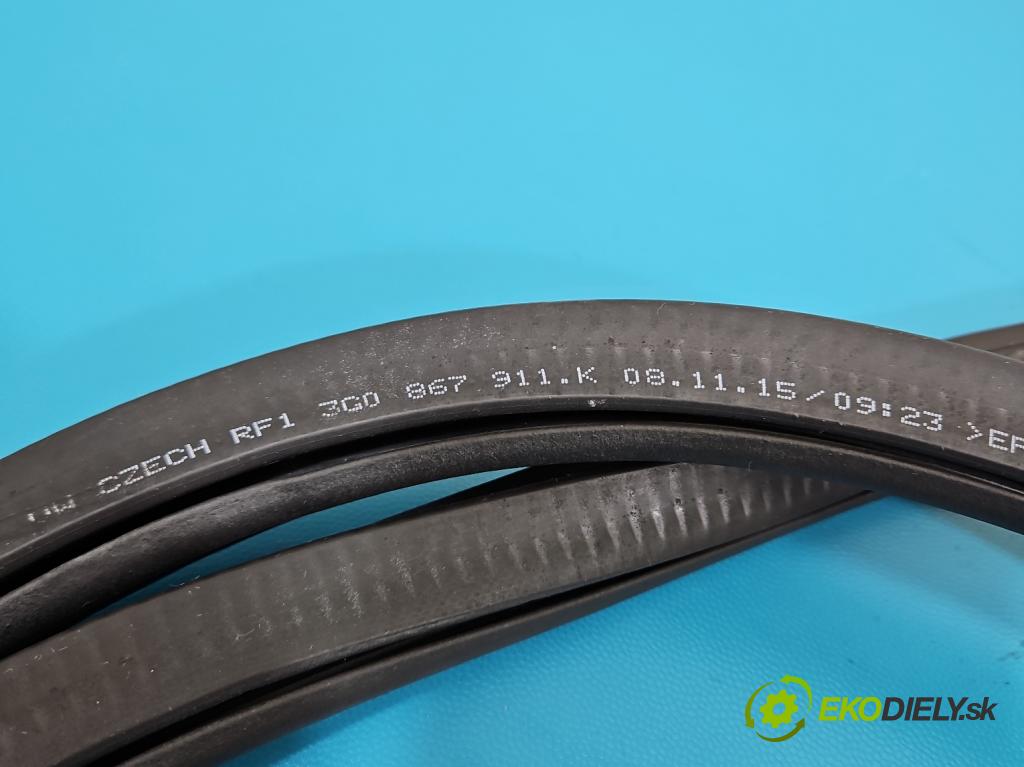 Vw Passat B8 2014 - 2.0 tdi 150 HP automatic 110 kW 1968 cm3 5- Těsnění: dvere predné ľavé 3G0867911K