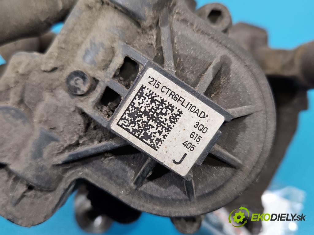 Vw Passat B8 2014 - 2.0 tdi 150 HP automatic 110 kW 1968 cm3 5- brzdič zadné ľavý 3Q0615405J (Kľučka dverí ostatné)