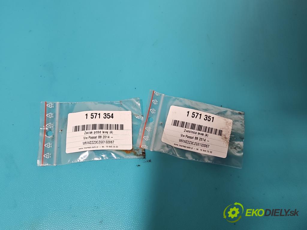 Vw Passat B8 2014 - 2.0 tdi 150 HP automatic 110 kW 1968 cm3 5- náboj ľavé  (Náboj kolesa)