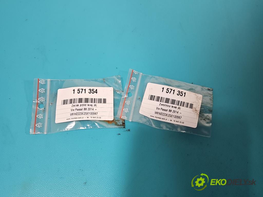 Vw Passat B8 2014 - 2.0 tdi 150 HP automatic 110 kW 1968 cm3 5- brzdič predné ľavý  (Kľučka dverí ostatné)