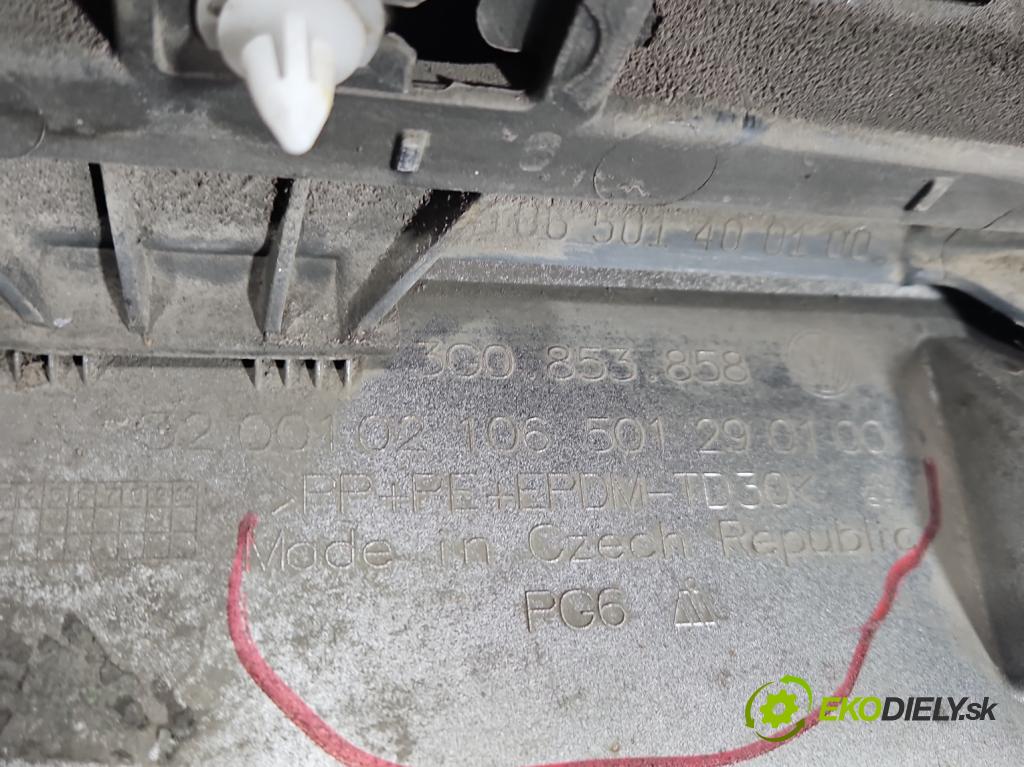 Vw Passat B8 2014 - 2.0 tdi 150 HP automatic 110 kW 1968 cm3 5- lišta práh: pravé 3G0853858 (Lišta prahová)
