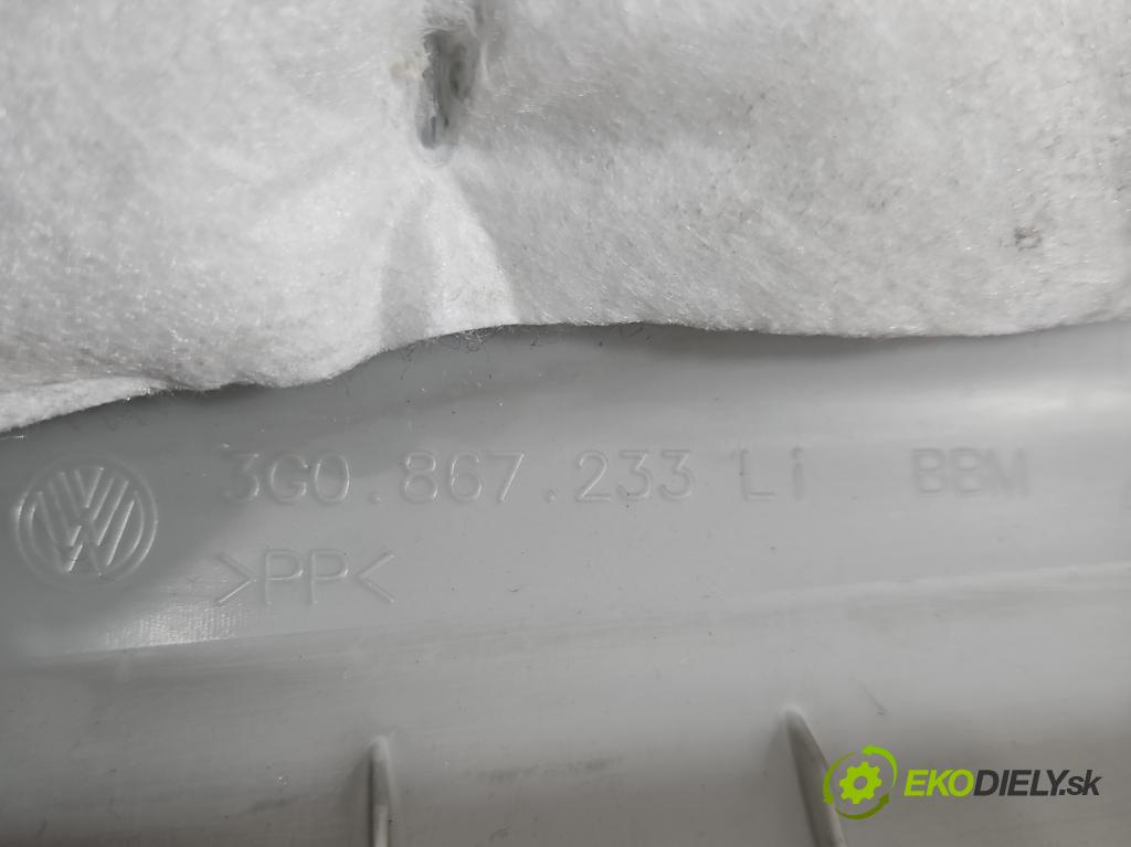 Vw Passat B8 2014 - 2.0 tdi 150 hp automatic 110 kW 1968 cm3 5- kryt plastová 3G0867233L