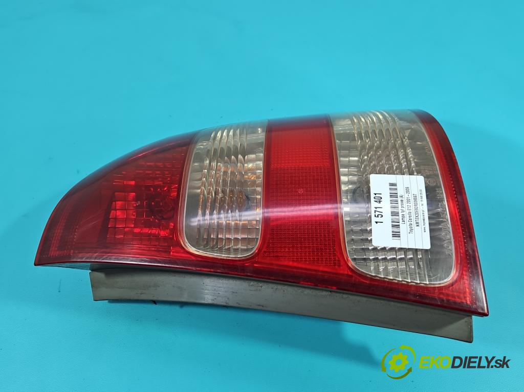 Toyota Corolla E12 2001-2009 2.0 D4D 90 hp manual 66 kW 1995 cm3 5- světlo zadní pravé  (Klika dveří ostatní)