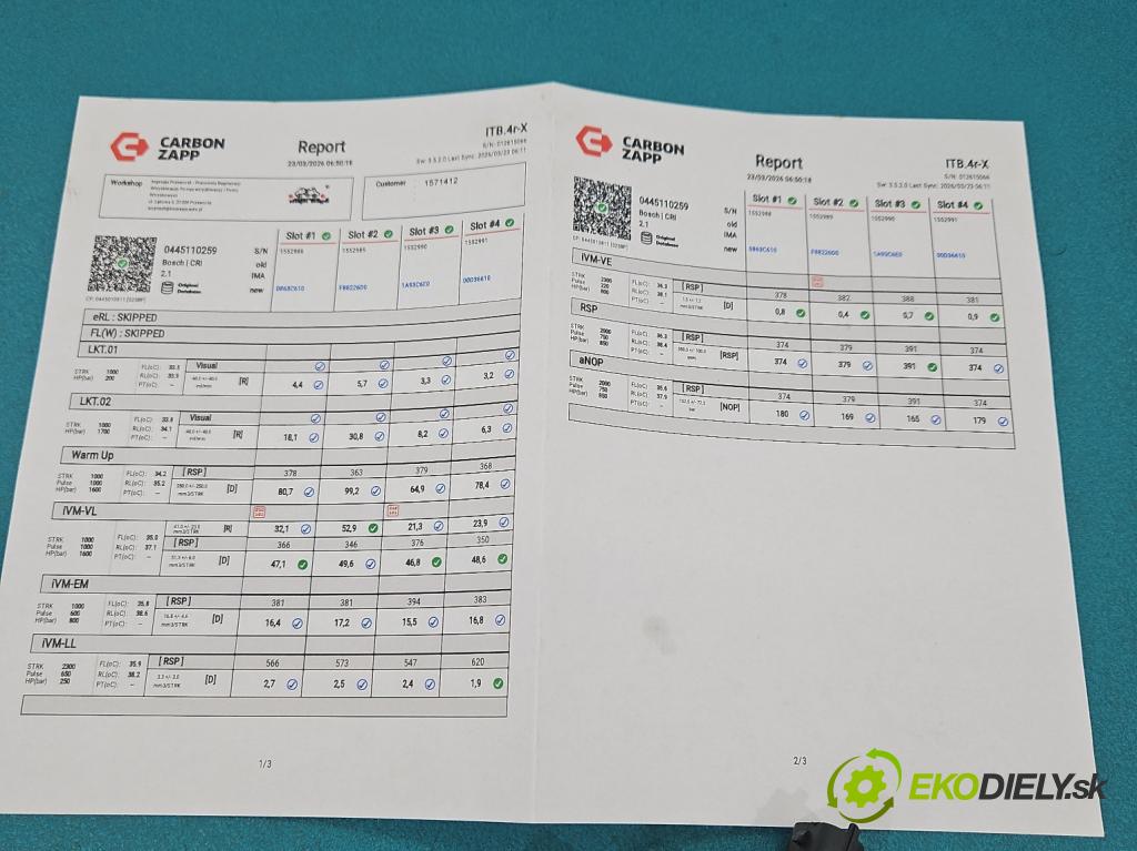 Ford C-Max I 2003-2010 1.6 tdci 109 HP  80 kW 1560 cm3 5- vstrek komplet 0445110259