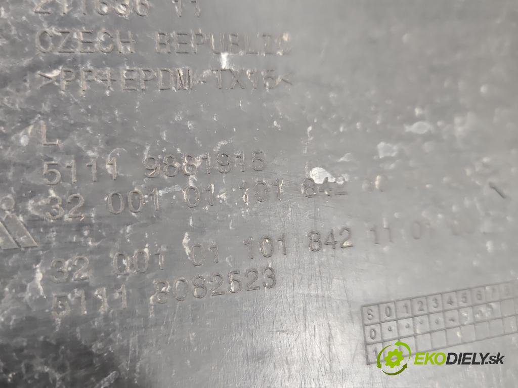 Bmw iX1 U11 0.0 elektrický: 272 HP automatic 200 kW 1 cm3 5- Boty: nárazník predné ľavý 9881915