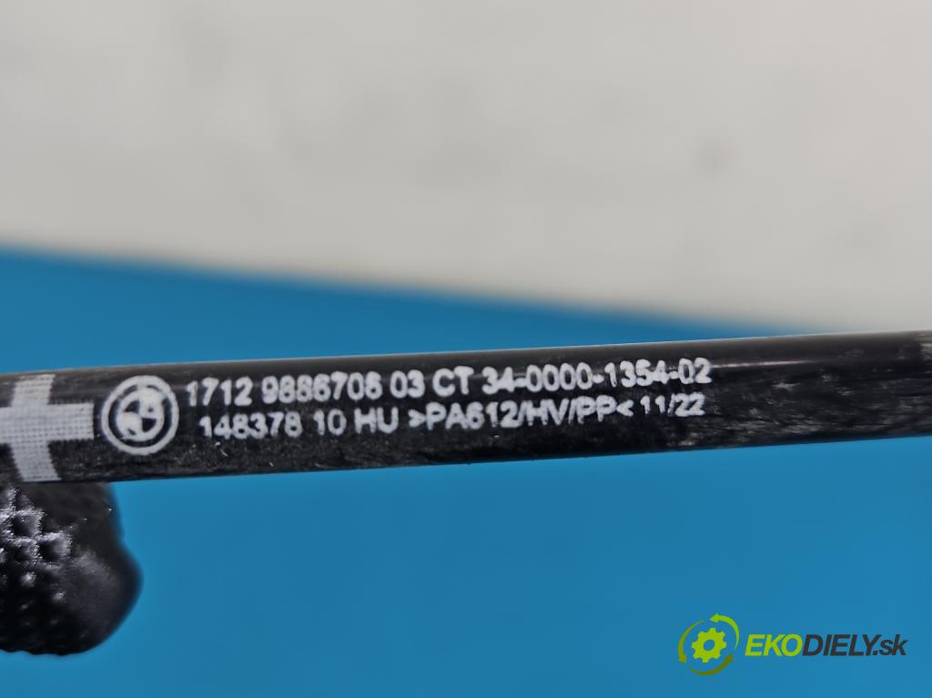 Bmw iX1 U11 0.0 elektrický: 272 HP automatic 200 kW 1 cm3 5- rúrka systému chladenia 9886706