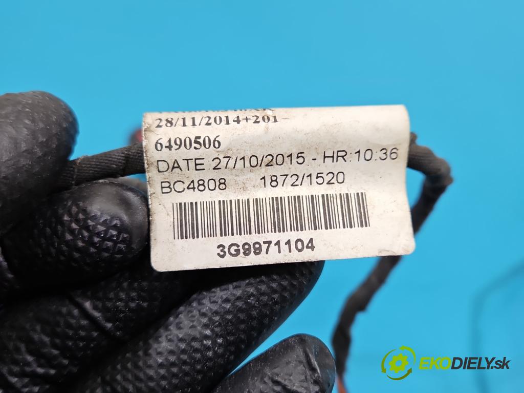 Vw Passat B8 2014 - 2.0 tdi 150 hp automatic 110 kW 1968 cm3 5- snímač parkování 3G9971104