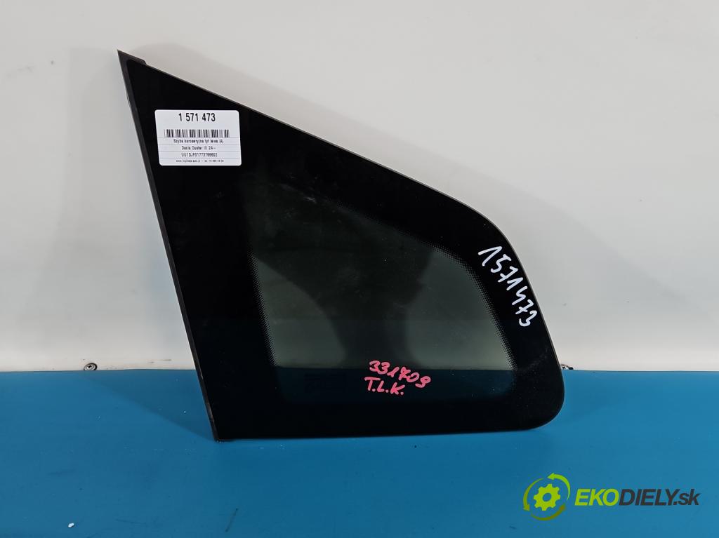 Dacia Duster III 24- 1.2 131 HP manual 96 kW 1199 cm3 5- sklo zadné ľavé 