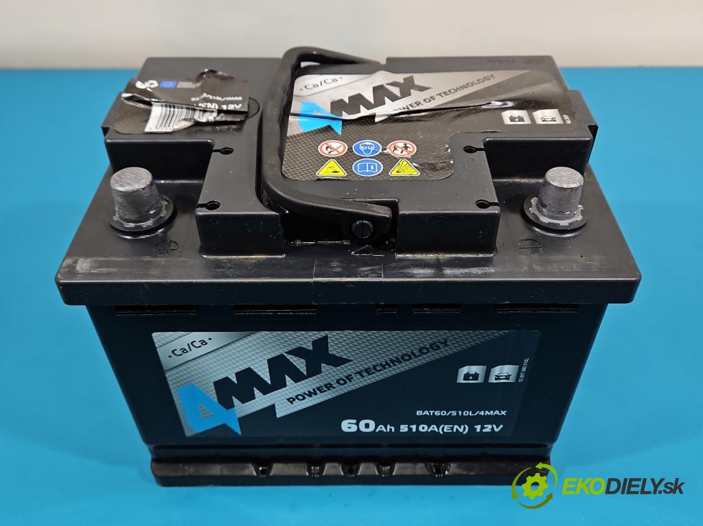 Peugeot 508 II 2018- 1.6 16V 181KM automatic 133 kW 1598 cm3 4- Akumulator automobilový 60AH 510A