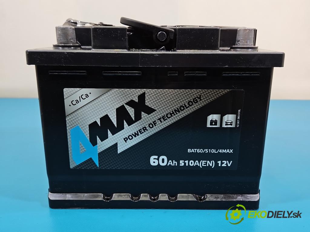 Peugeot 508 II 2018- 1.6 16V 181KM automatic 133 kW 1598 cm3 4- Akumulator automobilovy 60AH 510A