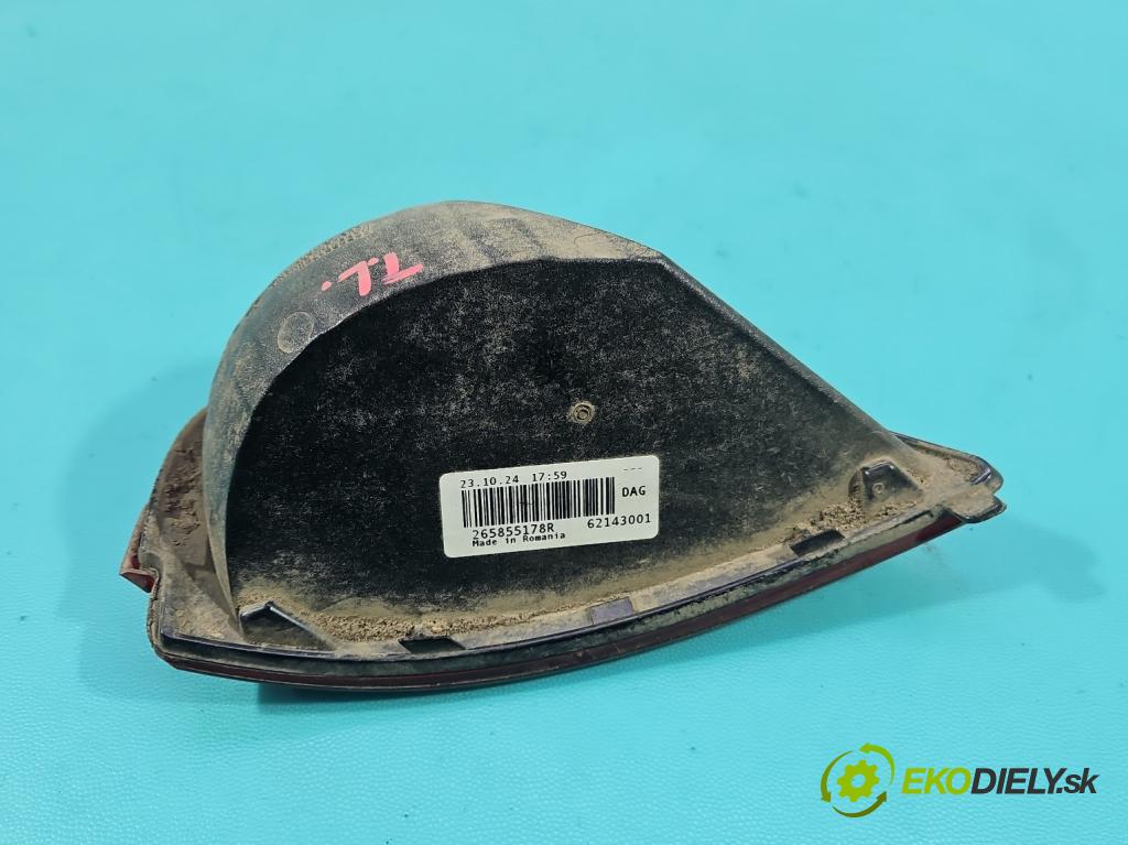 Dacia Duster III 24- 1.2 131 HP manual 96 kW 1199 cm3 5- svetlo / reflektor zadné ľavé nárazník 265855178R