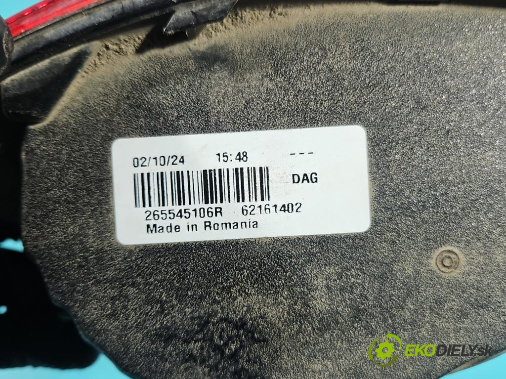 Dacia Duster III 24- 1.2 131 HP manual 96 kW 1199 cm3 5- svetlo / reflektor zadné pravé nárazník 265545106R
