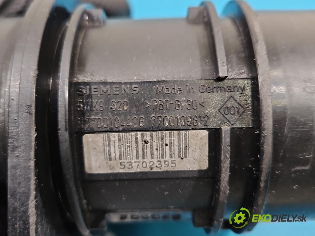 Renault Scenic I 1996-2003 1.9 dci 102 HP manual 75 kW 1870 cm3 5- průtokoměr: 5WK9620 (Váha vzduchu)