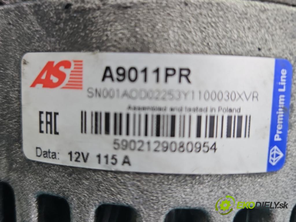 Ford Mondeo Mk3 2000-2007 1.8 16V 110 HP manual 81 kW 1798 cm3 5- Alternator  (Alternátor)